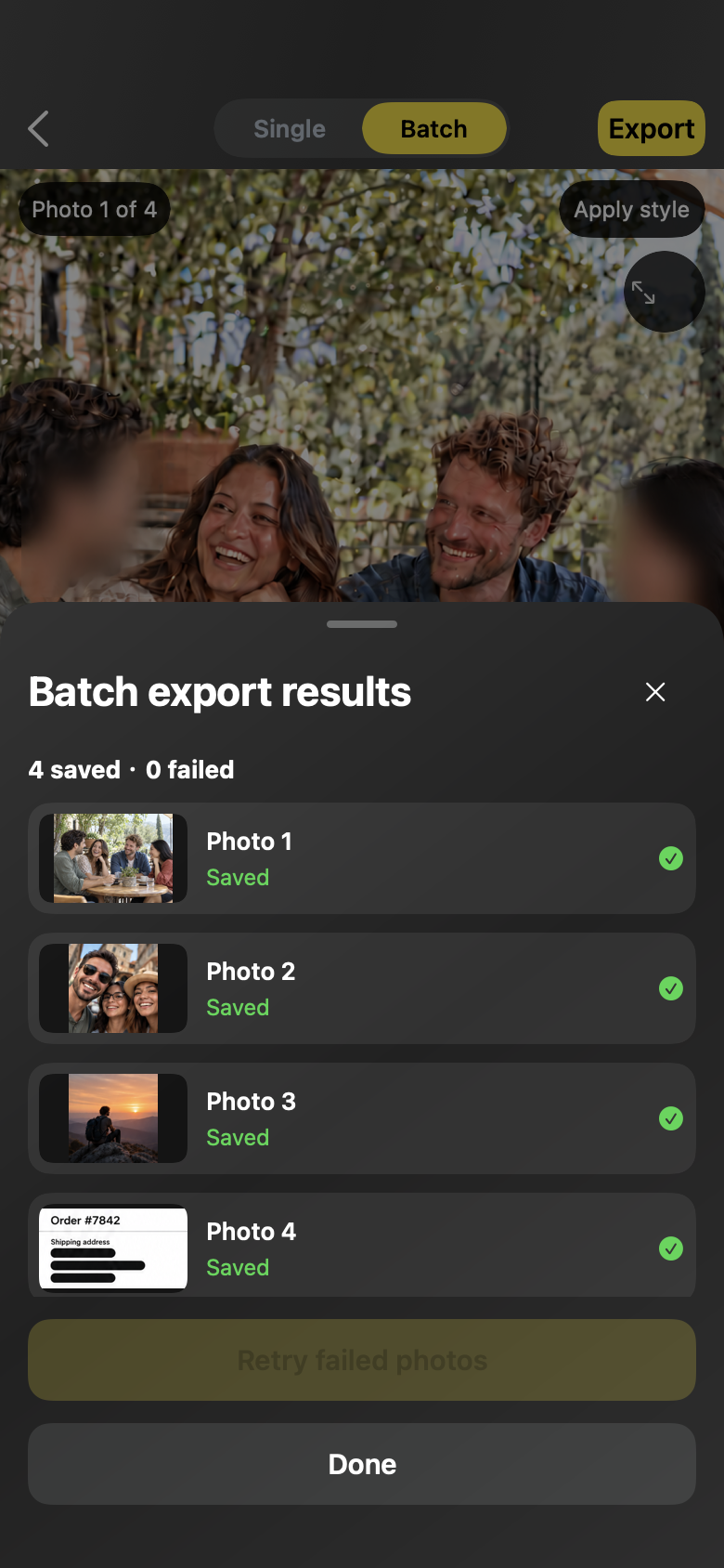 Exportieren